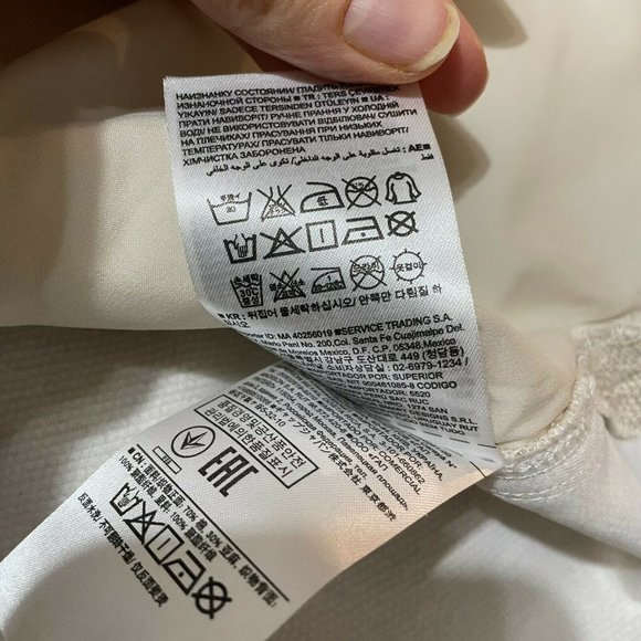 Banana Republic Cream Bee Beaded Round Neck Sleeveless Zip Blouse Top XS - Picture 8 of 10